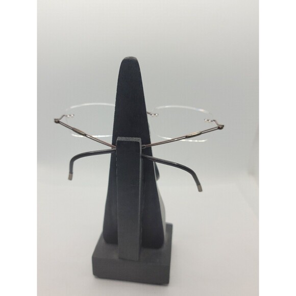 Black Carved Wood Eyeglass Holder - Picture 3 of 6